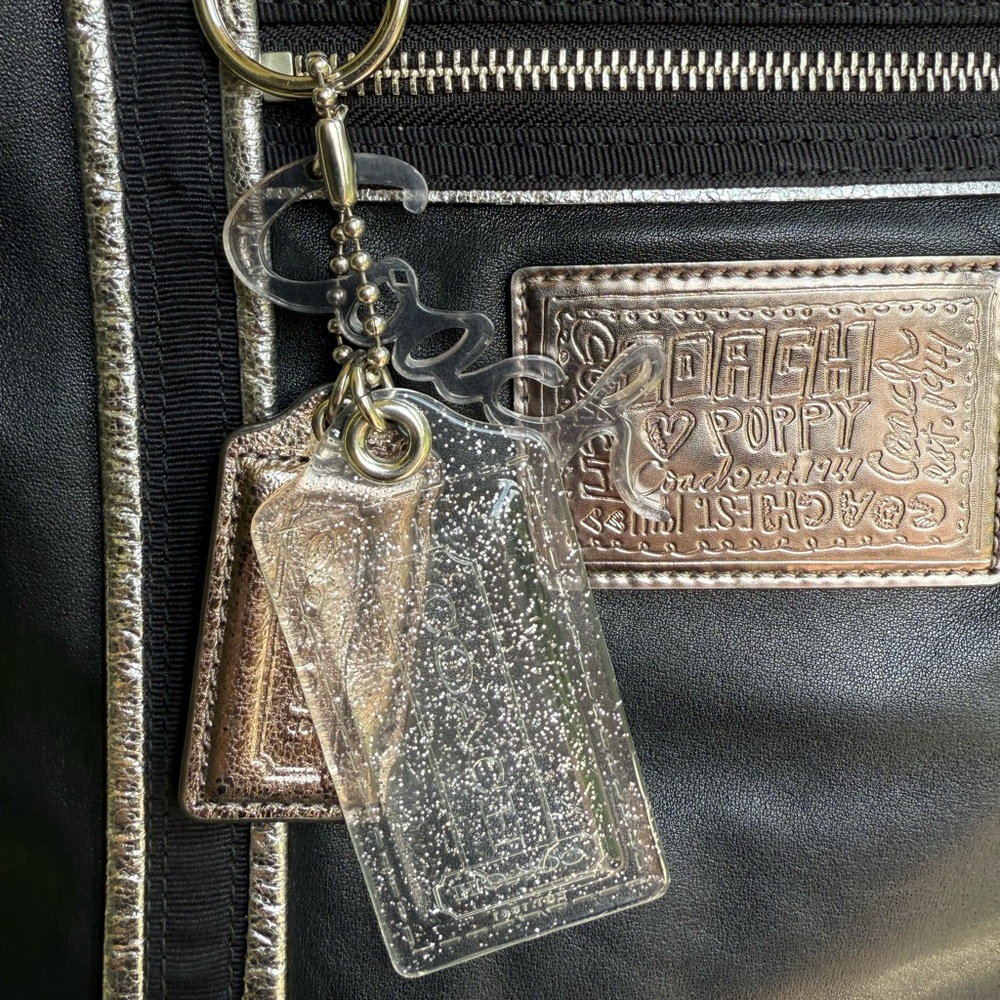 Coach Poppy Glam Tote – Style F0967-13820 🖤 - Picture 9 of 14